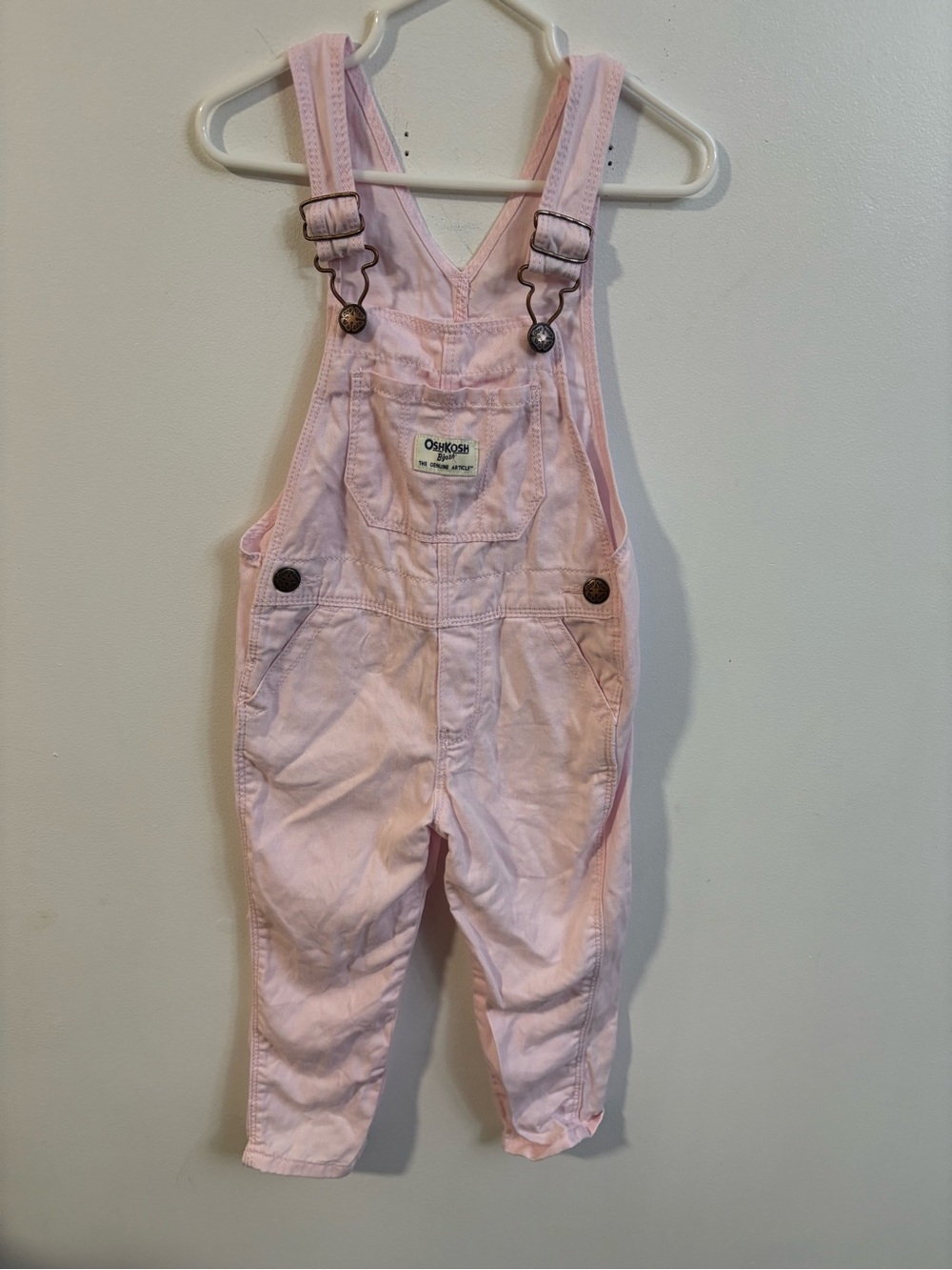 OshKosh B'gosh Light Pink Kids Overalls 2 years